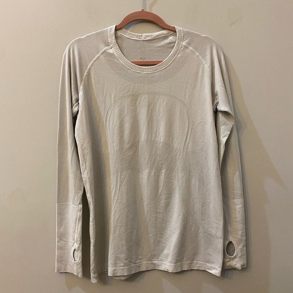 Lululemon Swiftly Tech Long Sleeve Crewneck Top Women Size 12